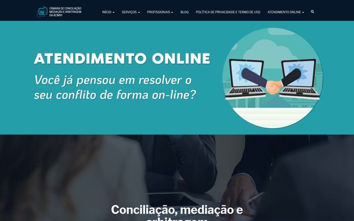 Ekrānuzņēmums no camaradaacimvi.com.br