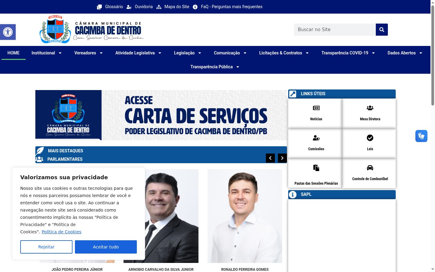 Screenshot van de toestemmingsbanner zoals getoond vóór enige interactie