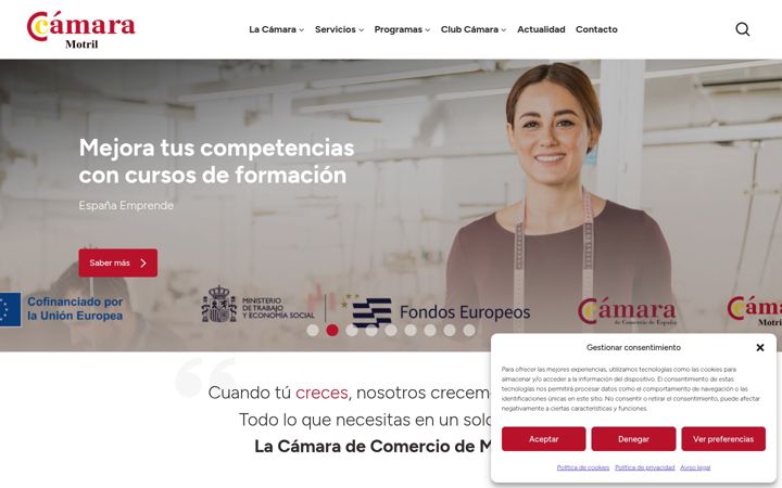 Captura de pantalla de camarademotril.es