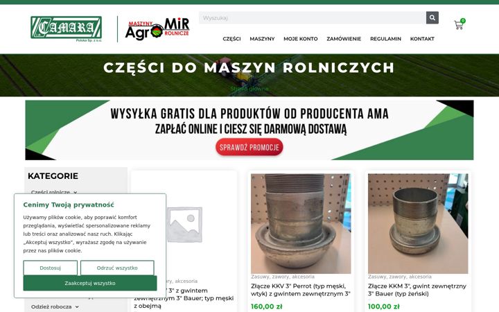 Screenshot of camarapolska.pl