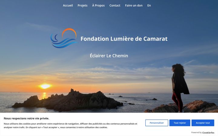 Screenshot of camarat.ch