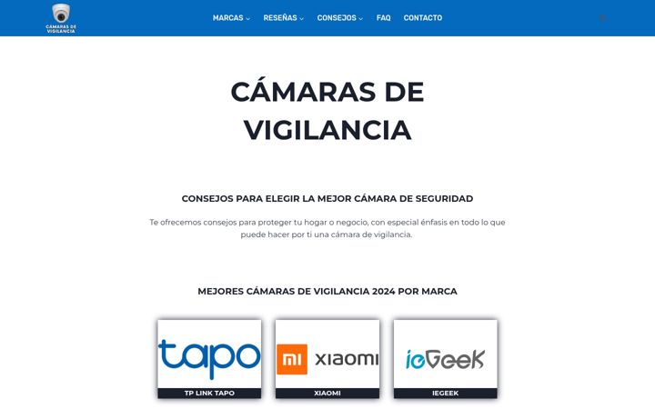 Screenshot of camaravigilanciatop.com
