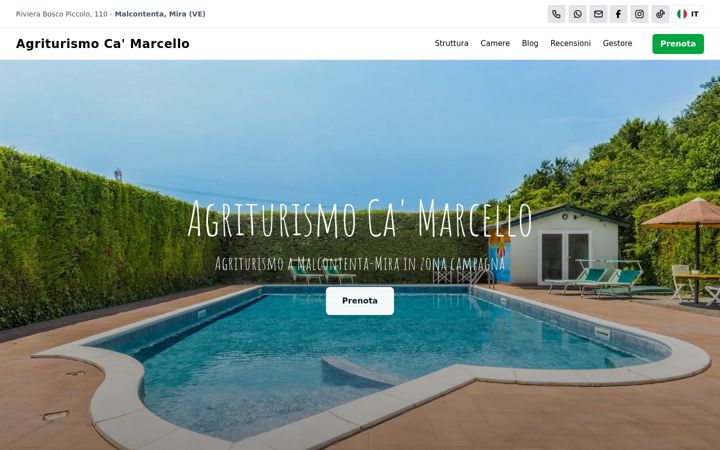 Screenshot of camarcello.com