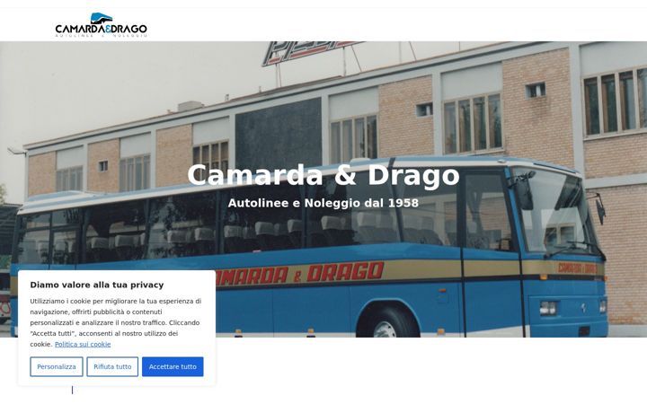 Screenshot of camardaedrago.it