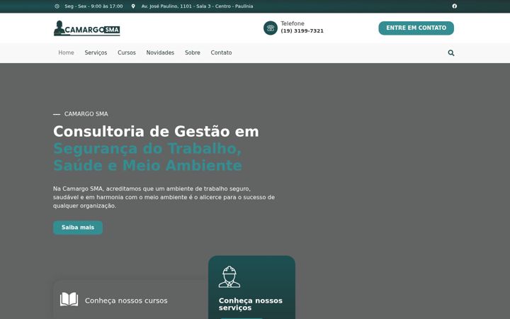 Screenshot van camargosma.com.br