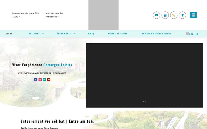Screenshot of camargue-loisirs.fr