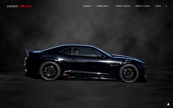 Screenshot of camaro-v8.com