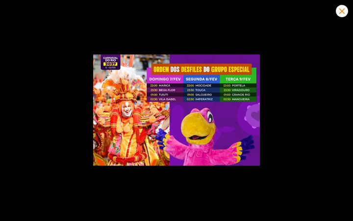 Screenshot of camarotecarnaval.com