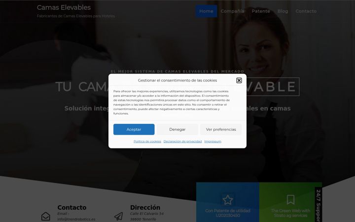 Screenshot of camaselevables.com