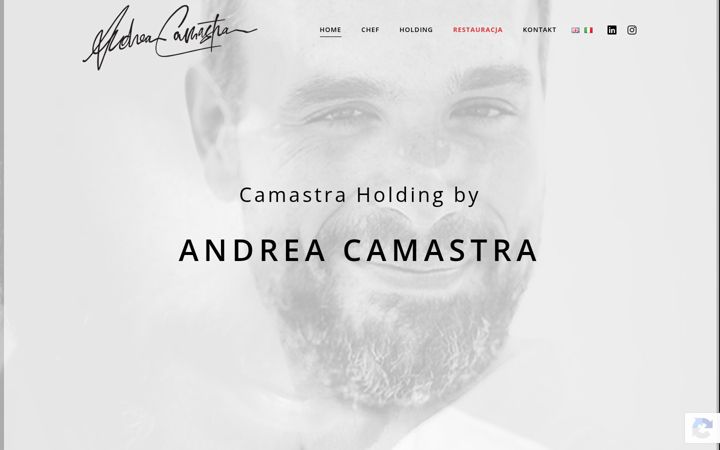 Screenshot of camastra.pl