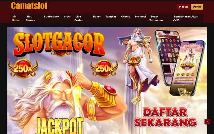 Screenshot of camatslot.com
