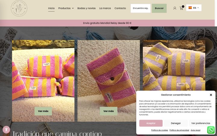 Screenshot of cambada.es
