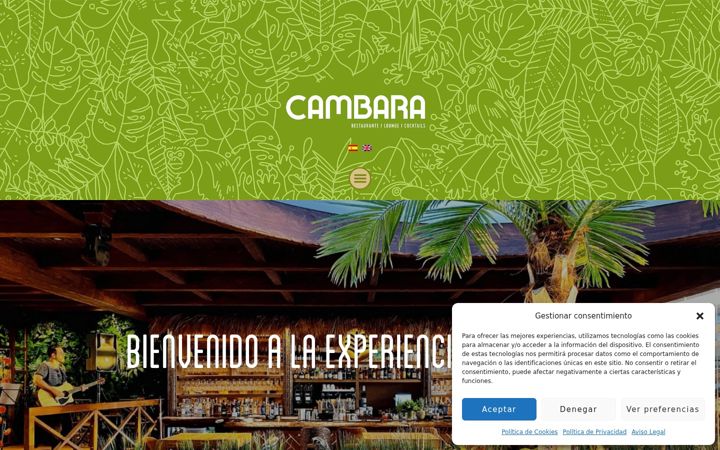 Captura de pantalla de cambara.es
