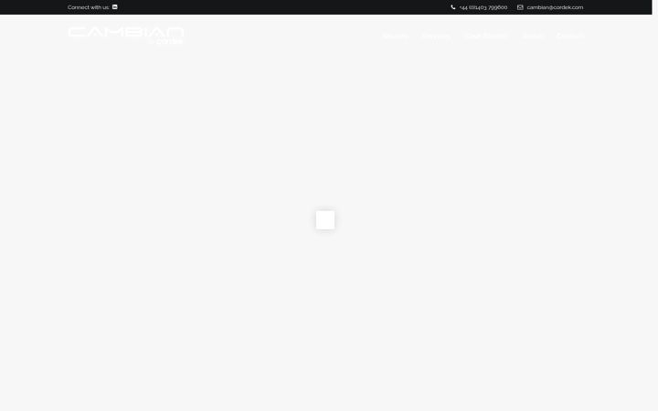 Screenshot of cambian-engineering.com