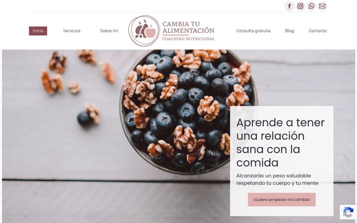 Screenshot of cambiatualimentacion.es