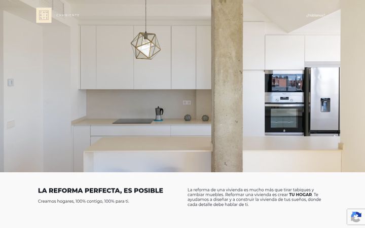 Screenshot di cambiente.com