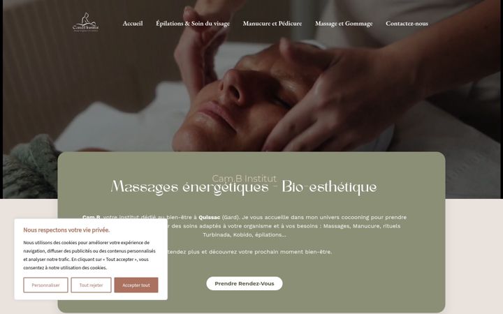 Screenshot of cambinstitut.com