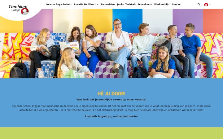 Screenshot of cambiumcollege.nl