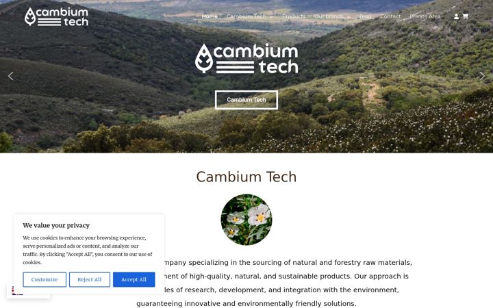 Képernyőkép: cambiumtech.es