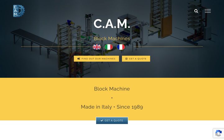 Screenshot of camblocchiere.com