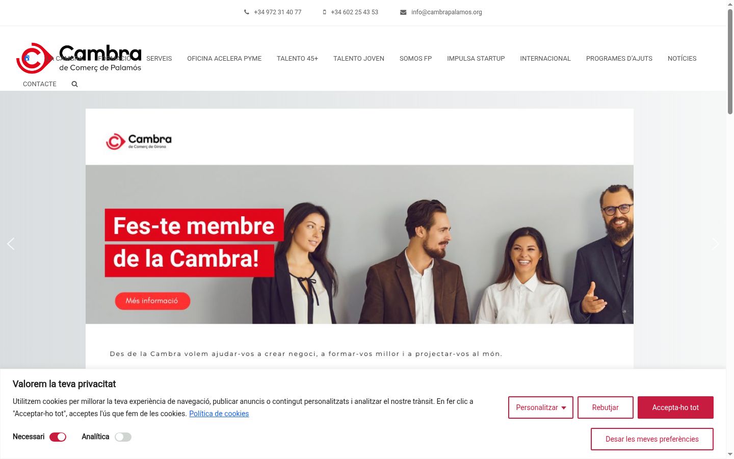 Sutikimo reklamjuostės, rodytos prieš bet kokią sąveiką, ekrano kopija