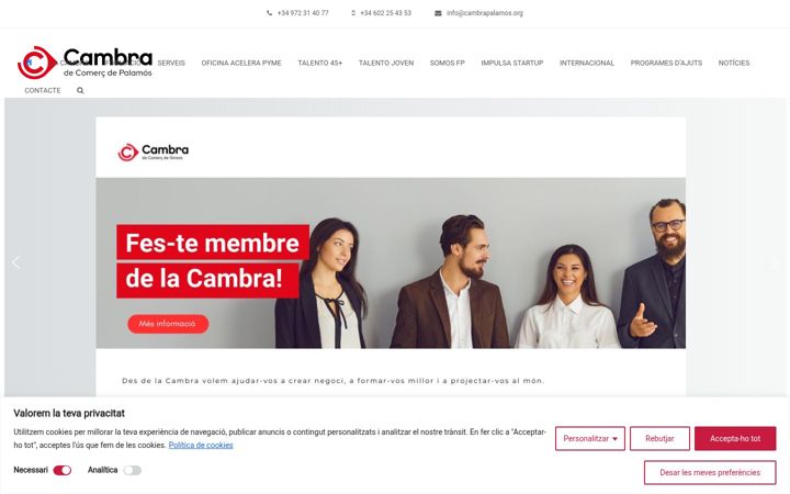 Ekrano kopija cambrapalamos.org