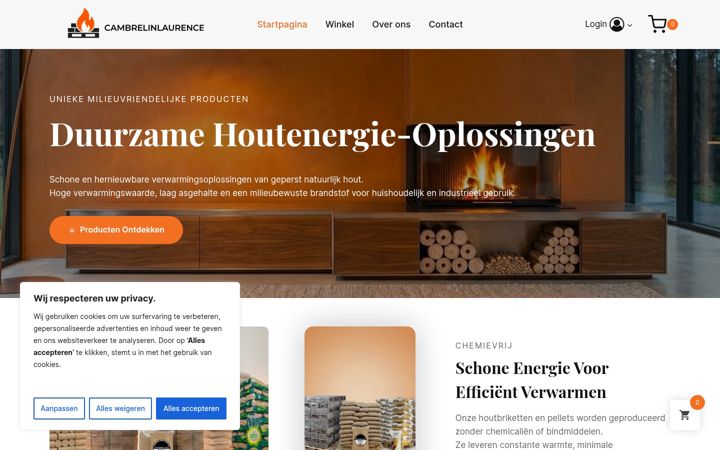 Screenshot of cambrelinlaurence.com