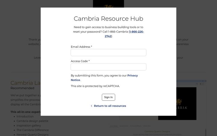 Screenshot of cambriadigitalcontent.com
