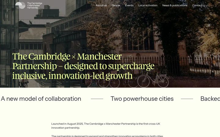 Screenshot of cambridge-manchester.com