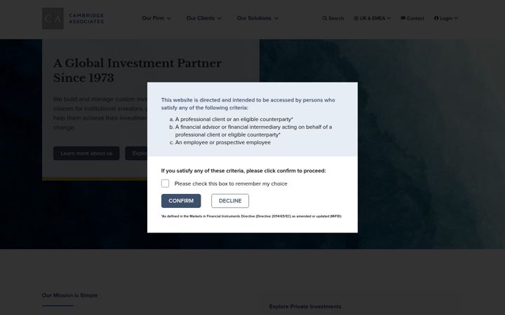 Screenshot of cambridgeassociates.com