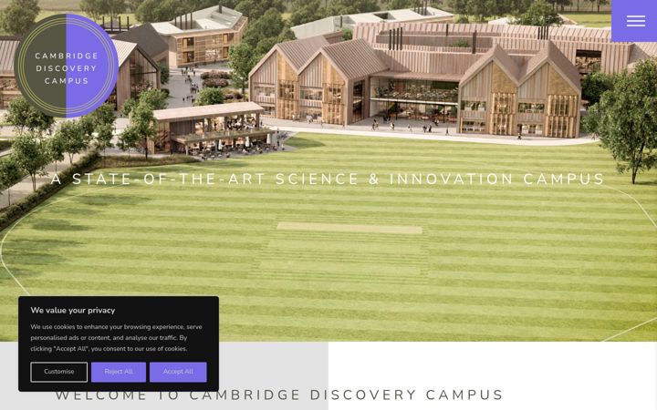 Screenshot of cambridgediscoverycampus.com