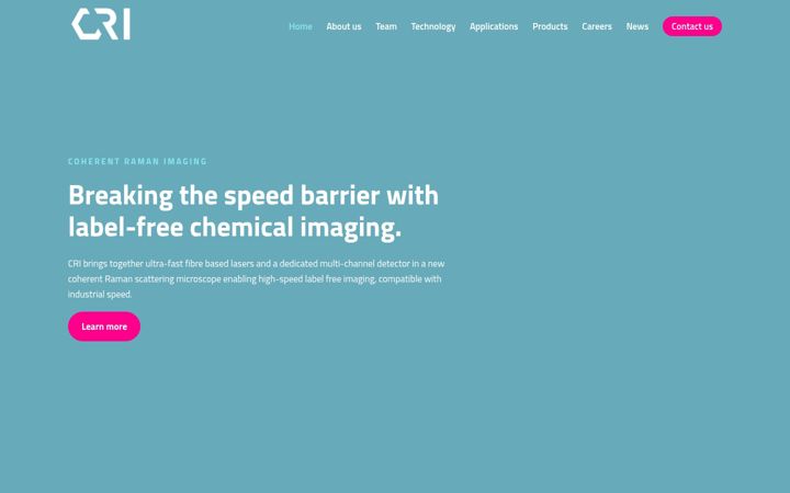 Screenshot of cambridgeramanimaging.com