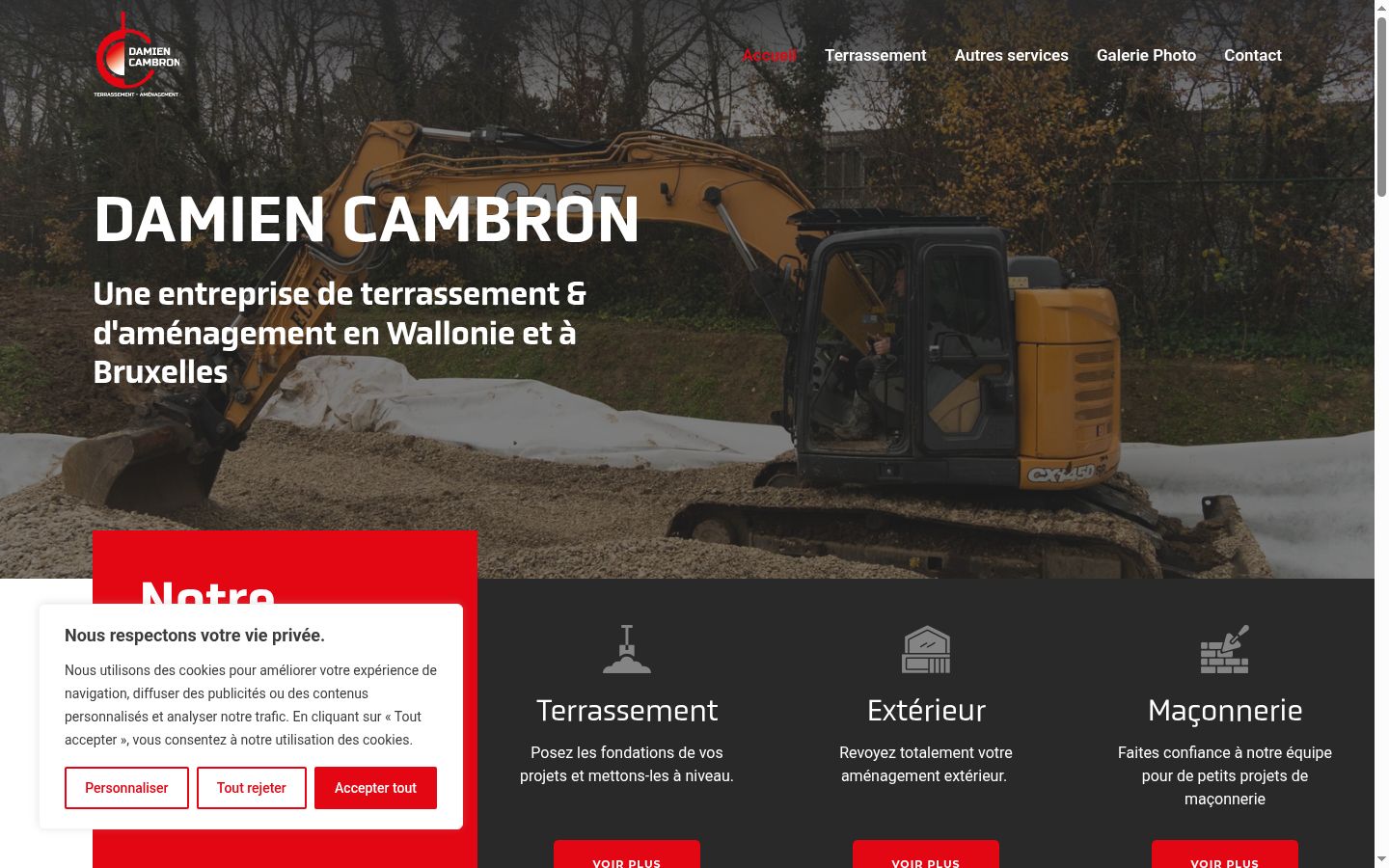 Screenshot tal-banner tal-kunsens muri qabel kwalunkwe interazzjoni