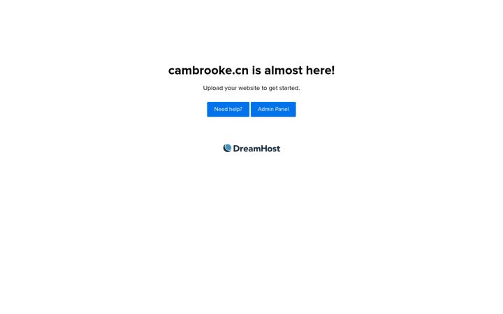Captura de pantalla de cambrooke.cn