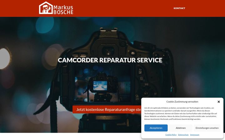 Screenshot ta' camcorder-reparatur-spezialist-bosche.de