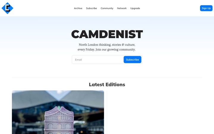 Screenshot of camdenist.com