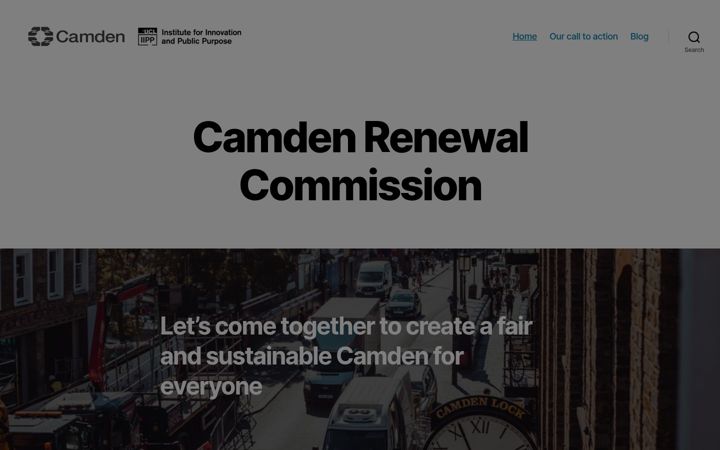 Screenshot of camdenrenewal.com