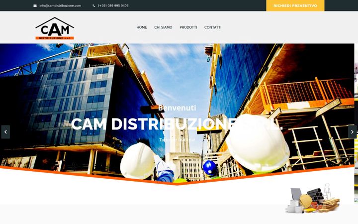 Screenshot ta' camdistribuzione.com