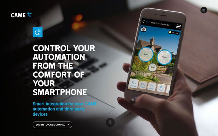 Screenshot of cameconnect.co.uk