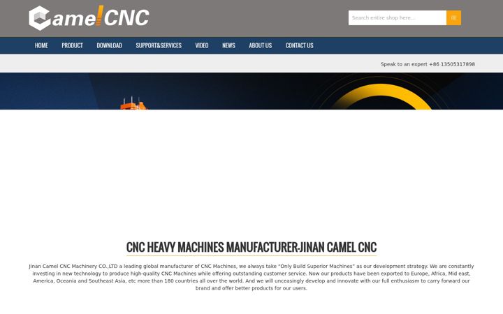 Screenshot of camelcnc.com