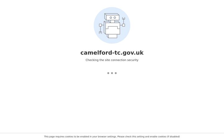 Screenshot of camelford-tc.gov.uk