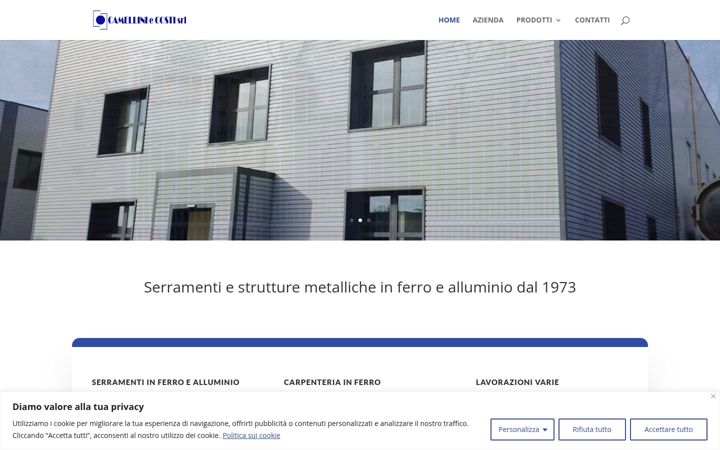 Skærmbillede af camelliniecosti.it