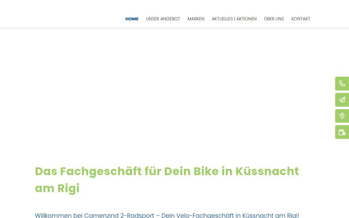 Screenshot of camenzind-2radsport.ch