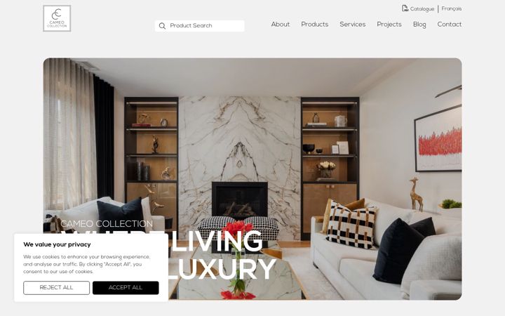 Screenshot of cameocollection.ca