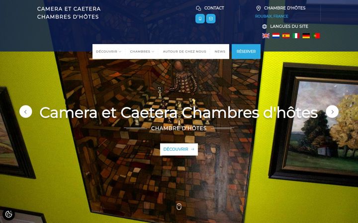 Screenshot of cameraetc.fr