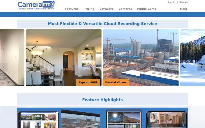 Screenshot of cameraftp.com
