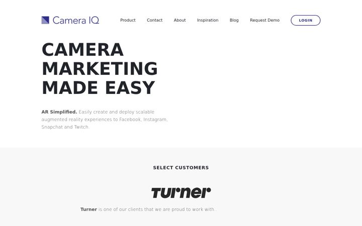 Screenshot of cameraiq.co