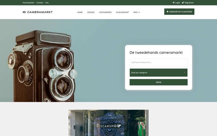 Screenshot of cameramarkt.be
