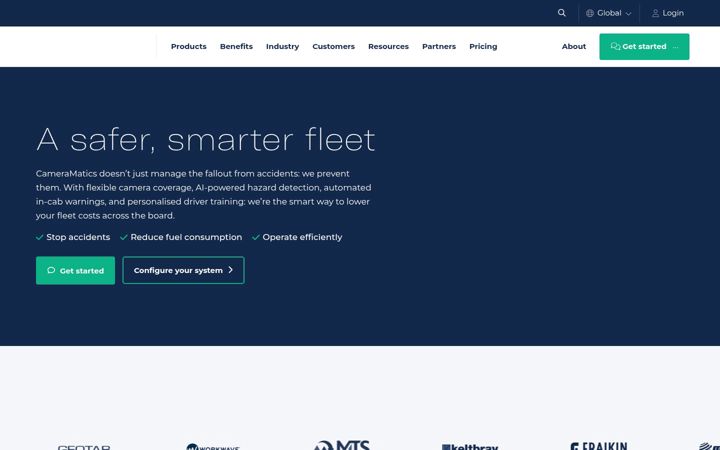 Screenshot of cameramatics.com