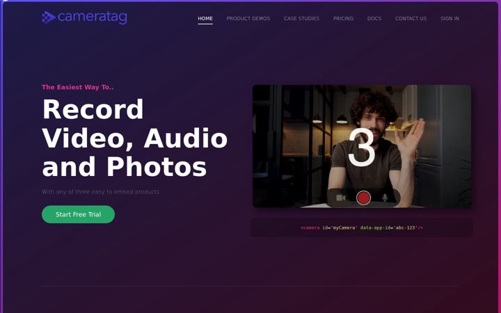 Screenshot of cameratag.com